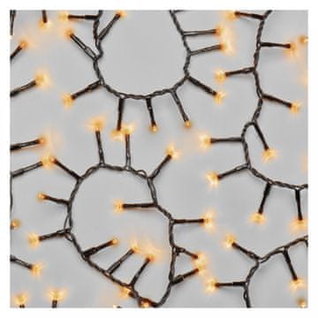 Emos LED božična veriga, jež, 8 m, zunanja in notranja, vintage, časovnik