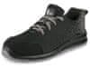 Nizki delovni čevlji CXS TEXLINE SIT S1, z jekleno kapico, črno-sivi 