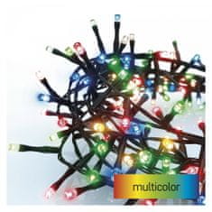 Emos LED božična veriga - jež, zunanja, 12 m, večbarvna, časovnik