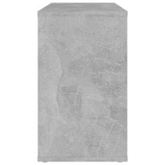 Greatstore Stranska omarica betonsko siva 60x30x50 cm iverna plošča