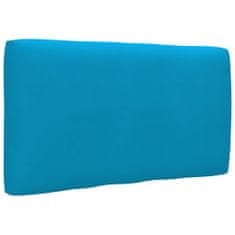 Greatstore Blazina za kavč iz palet modra 70x40x12 cm