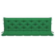 Vidaxl Blazina za gugalnico zelena 180 cm blago