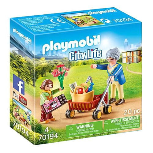 Playmobil Oma | z valjčkom, Gradbeni materiali, gradbeništvo PLA70194