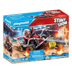 Playmobil STUNT SHOW FIRE QUAD 70554, STUNT SHOW FIRE QUAD 70554