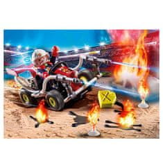 Playmobil STUNT SHOW FIRE QUAD 70554, STUNT SHOW FIRE QUAD 70554