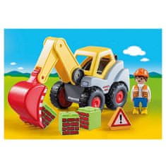 Playmobil Bager z lopato , Gradbeni materiali, gradbeništvo PLA70125