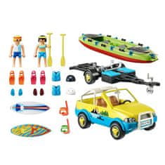 Playmobil VOZILO ZA PLAŽO S KANUOM 70436, VOZILO ZA PLAŽO S KANUOM 70436