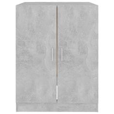 Vidaxl Omara za pralni stroj betonsko siva 71x71,5x91,5 cm