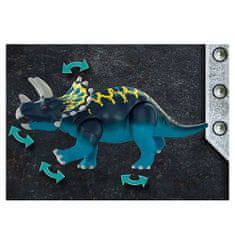 Playmobil Triceratops spor glede legendarnih kamnov , Dinozavri, 40 kosov