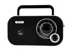 Camry Tranzistor CR 1140 analogni AM/FM, 3,5mm, črne barve