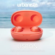 Urbanista Lisbon brezžične slušalke, Bluetooth 5.2, TWS, oranžne