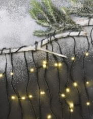 Emos LED božične ledene sveče, 10 m, zunanje in notranje, topla bela, programi