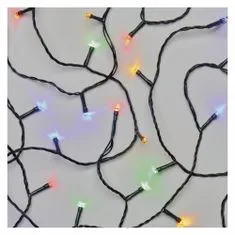 Emos LED božična veriga, 24 m, zunanja in notranja, večbarvna, časovnik