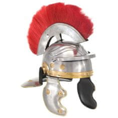 Greatstore Rimska vojaška čelada starinska kopija LARP srebrno jeklo