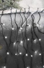 Emos LED svetlobna veriga s programi, kapniki, 10 m, hladna bela