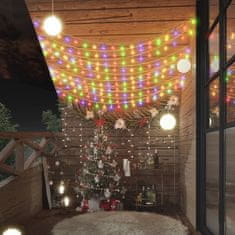 Vidaxl Okrasne lučke bučke na vrvici 20 m 200 LED večbarvne 8 funkcij
