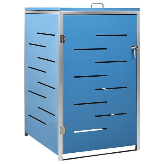 Vidaxl Enojna lopa za smetnjak 69x77,5x115 cm nerjaveče jeklo