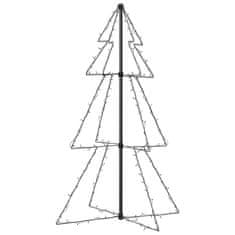 Vidaxl Novoletna jelka stožec 160 LED lučk notranja/zunanja 78x120 cm
