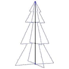 Vidaxl Novoletna jelka stožec 240 LED lučk notranje/zunanja 118x180 cm