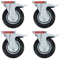 shumee vidaXL Gibljiva kolesa 24 kosov 200 mm
