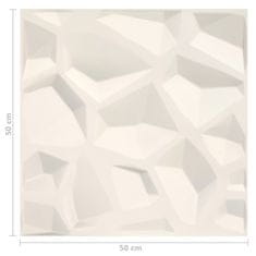 Vidaxl 3D stenski paneli 12 kosov 0,5x0,5 m 3 m2