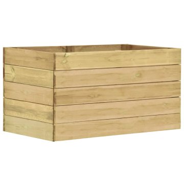Vidaxl Visoka greda 100x50x54 cm impregnirana borovina