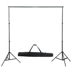 Vidaxl Fotografski studijski komplet s svetilkami in ozadjem