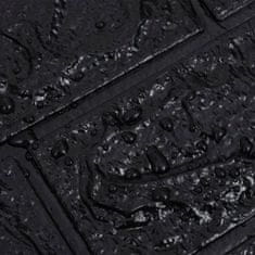shumee 3D tapete opeke samolepilne 10 kosov črne