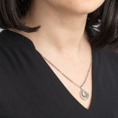 Lotus Style Dvobarvna ogrlica z bleščečimi cirkoni Urban Woman LS2180-1 / 3