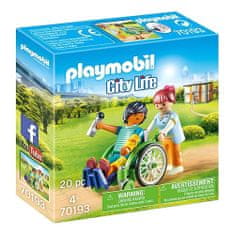 Playmobil Pacient | na invalidskem vozičku, Gradbeni materiali, gradbeništvo PLA70193