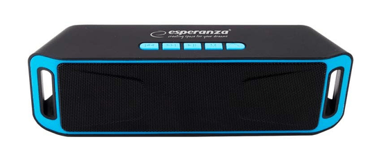 Esperanza Zvočnik bluetooth FOLK MP3, FM, črna-modra barva