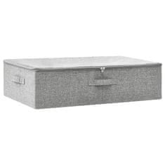 Vidaxl Škatla za shranjevanje blago 70x40x18 cm siva