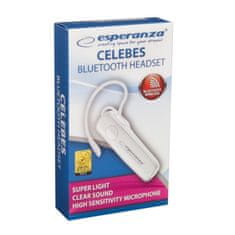 slomart Esperanza Celebes bela Bluetooth slušalka