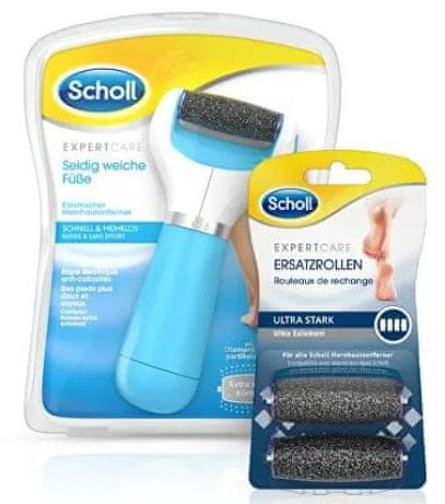 Scholl set električni brusilnik za pete Velvet Smooth + 2 nastavka