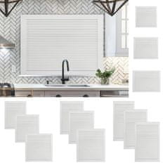 Vidaxl vidaXL Rolo vrata za omaro, 4 kosi, bela, 69 x 49,4 cm, bor