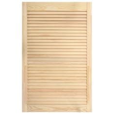 Vidaxl Vrata z letvicami trdna borovina 99,3x59,4 cm