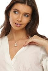 JwL Luxury Pearls Dolga pozlačena ogrlica s pravo baročno megaperlo JL0710
