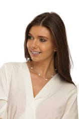 JwL Luxury Pearls Spremenljiva srebrna ogrlica s pravimi baročnimi biseri JL0708