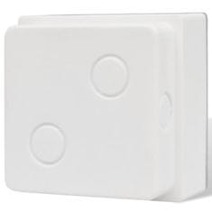 Vidaxl 2 x LED Talna Vgradna Svetilka 100 x 100 x 68 mm