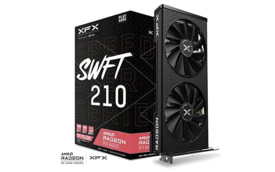 XFX Speedster SWFT 210 AMD Radeon RX 6600 Core Gaming grafična kartica, 8 GB GDDR6 (RX-66XL8LFDQ)