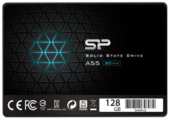 Silicon Power SSD 128GB 2,5" SATAIII A55 TLC