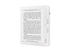 Kobo Libra 2 E-bralnik, 17,78 cm (7), na dotik, 32 GB, WiFi, bel (KO-N418-KU-WH-K-EP)