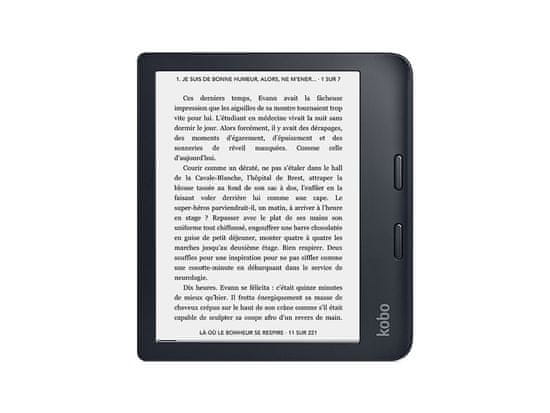 Kobo Libra 2 E-bralnik, 17,78 cm (7), na dotik, 32 GB, WiFi, črn (KO-N418-KU-BK-K-EP)