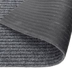 Vidaxl Tepih tekač 100x300 cm siv