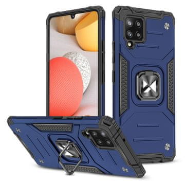 WOZINSKY Wozinsky Ring Armor ovitek za Samsung Galaxy A42 5G, modra
