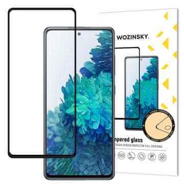slomart wozinsky super tough polno lepilo kaljeno steklo za celoten zaslon z ohišjem prijazen okvir samsung galaxy a72 4g black