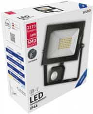 Avide Flood Light Slim LED reflektor, 30W, CW, 6400K, s senzorjem