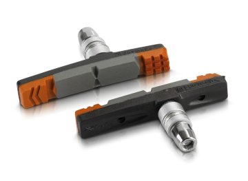 XLC čepi BS-V09 oranžni/sivi 70 mm 2 para