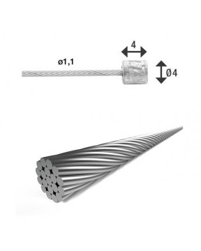 XLC Prestavni kabel SH-X17 1,1/4000 mm