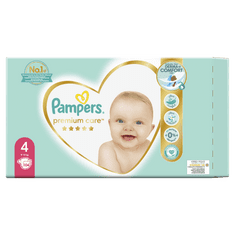 Pampers Premium Care plenice, vel. 4, 9 kg–14 kg, 104 kosov